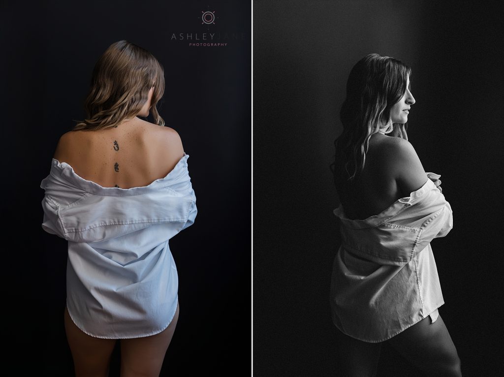 boudoir photography focused on softness and healing