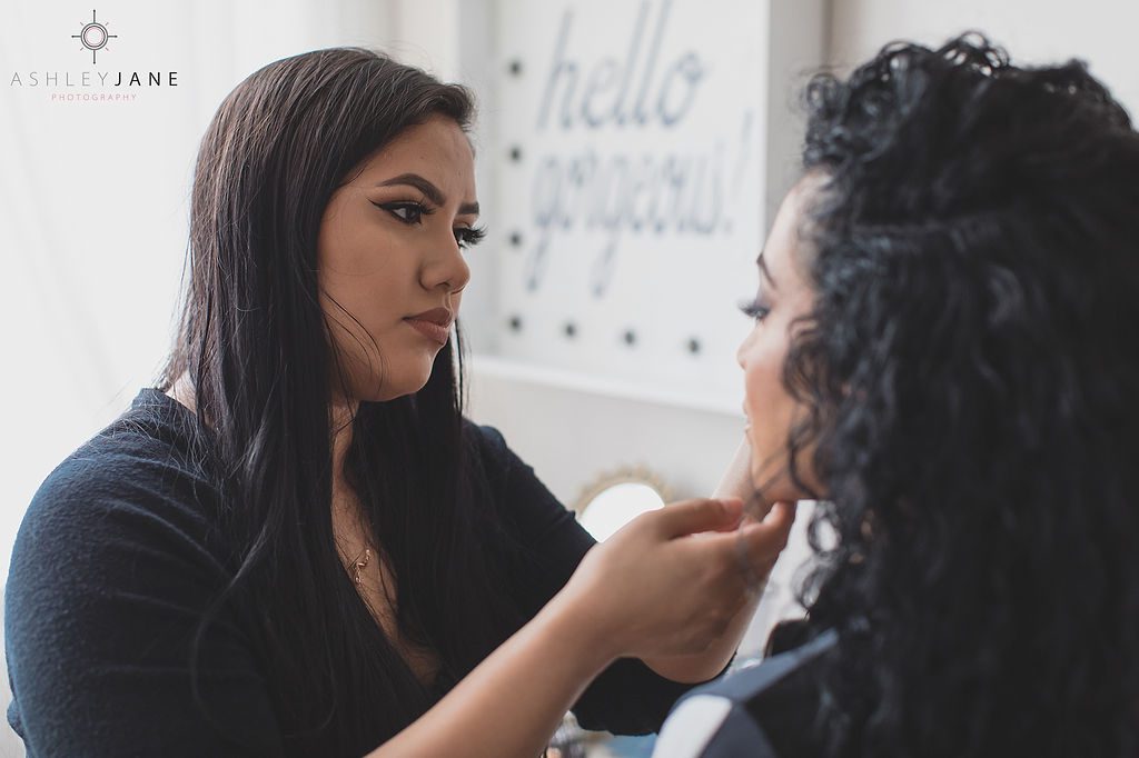 Ashley Jane Photography Orlando Boudoir Photographer. Karmel Design Artistry Hair and Makeup Team 