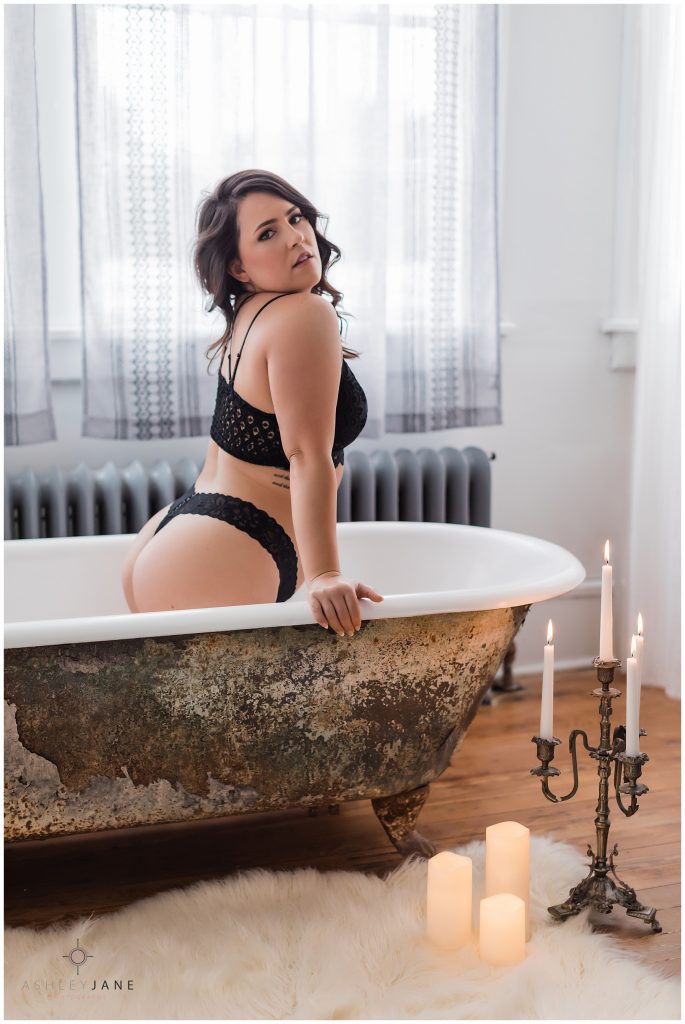 Lady K's Boudoir Session with Ashley Jane Photography